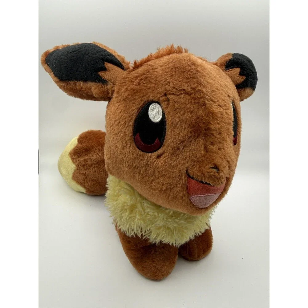 RARE Build a Bear Pokemon Eevee Plush Original 2016 Release w RED EYES